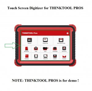 Touch Screen Digitizer Replacement for THINKCAR ThinkTool PROS